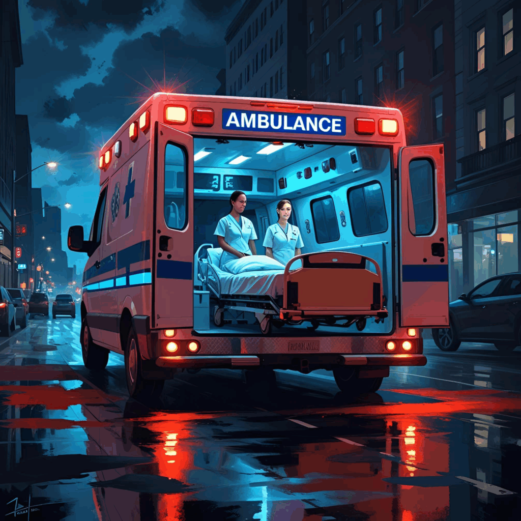 Hoshiarpur to UP Ambulance